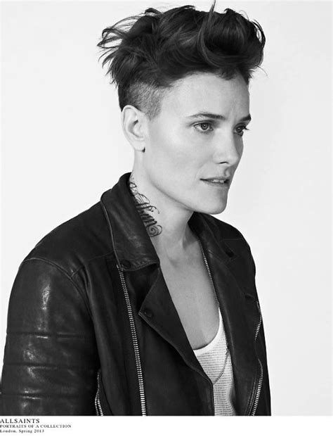 For a super curly short style, try out androgynous hairstyles like this curly crop! Trend Watch: Androgynous & Transgender Models In Fashion