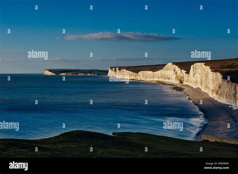 View F The Cliffs Of Birling Gap Located In The Seven Sisters National