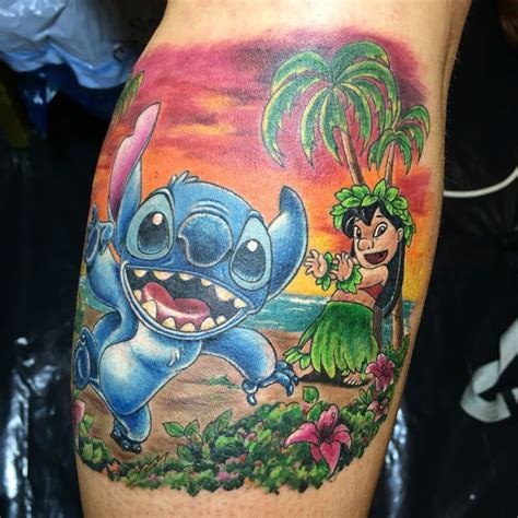 Lilo And Stitch Done At Liverpool Tattoo Convention Tattoos For