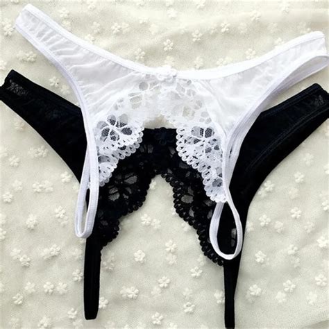 Women Lingerie G String Lace Underwear Femal Sexy T Back Thong Sheer Panties Japan Style Hot