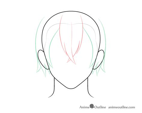 How To Draw Anime Male Hair Step By Step Animeoutline How To Draw