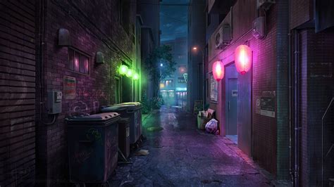 Alleyway Anime Background Anime Backgrounds Alleyway Phopics