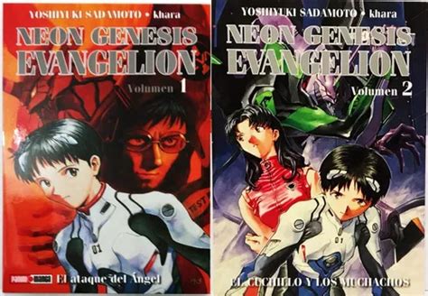 Manga Neon Genesis Evangelion Tomos 1 Y 2 Panini Español Envío Gratis