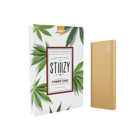 Stiiizy Stiiizy Portable Power Case Gold Weedmaps