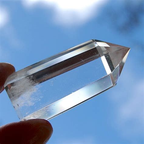 Clear Quartz Crystal Point Raw Quartz Chakra Cleansing