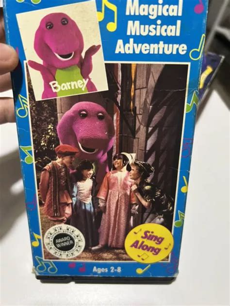 BARNEY BARNEYS Magical Musical Adventure VHS 1993 8 90 PicClick