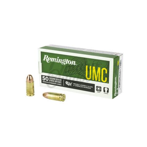 Remington Umc Ammo 9mm 115 Gr Fmj 50 Round Box 23728 Omaha Outdoors