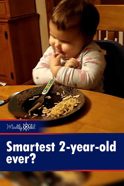 Smartest 2 Year Old Ever Madly Odd