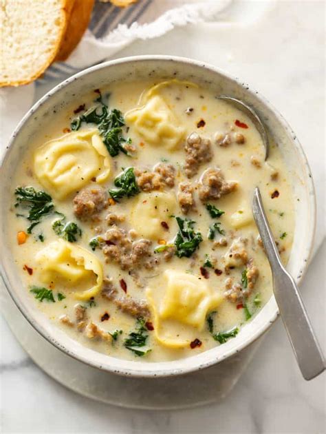 Sausage Tortellini Soup The Cozy Cook