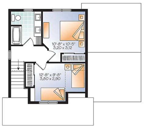 Modern tiny home with 2 bedrooms and spacious terrace on second floor. Craftsman Plan: 900 Square Feet, 2 Bedrooms, 1.5 Bathrooms ...