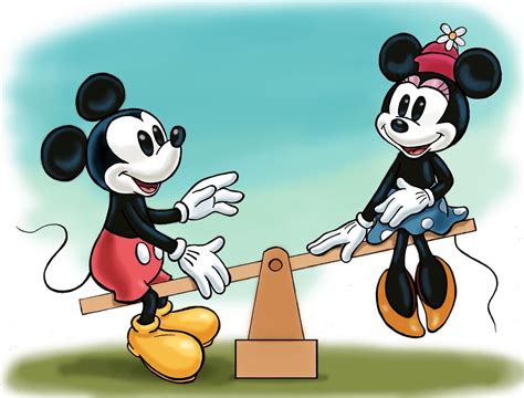 Mickey And Minnie Mickey Mouse Mickey Mouse Cartoon Mickey