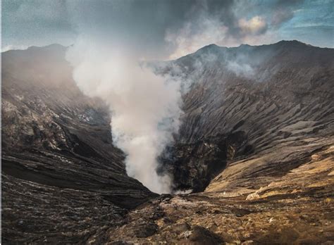 Mount Bromo Crater Stunning Natural Scenery