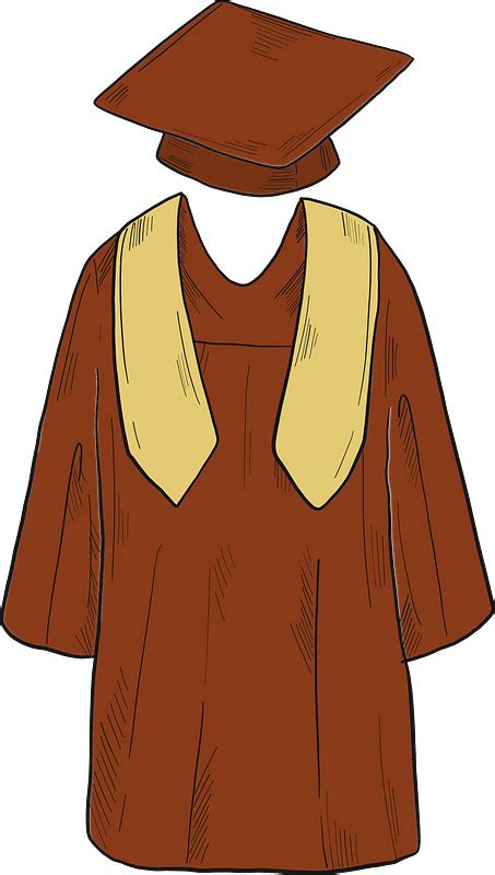 Gown Clipart Cap Cap And Gown Clipart Stunning Free Transparent Png