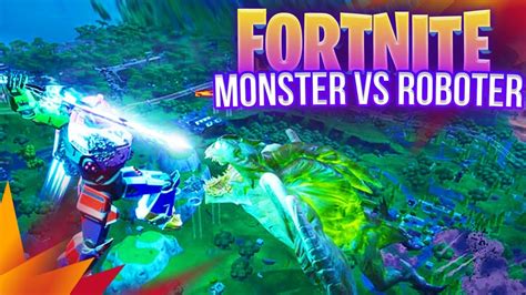 Monster Vs Roboter Fortnite Season 9 Live Event Youtube