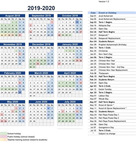 Pshe Special Days Calendar 20192020