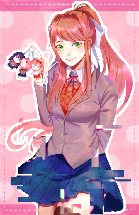 Main Character Alilz Just Monika Did Glitch Effects For The