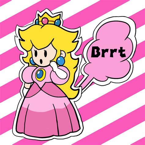 Paper Peach Poot Paper Mario By Miscbrrts On Deviantart