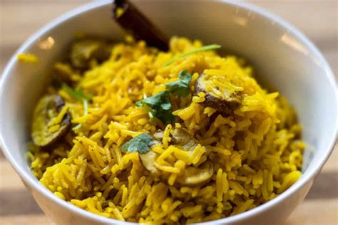 Easy Indian Mushroom Rice Mushroom Pilau Recipe Cooking Gorgeous