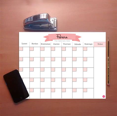Planificador Mensual Imprimible Y Gratuito Weekly Planner Template