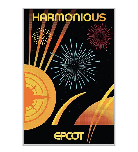 Shop Limited Edition Harmonious Epcot Serigraph Poster Returns To