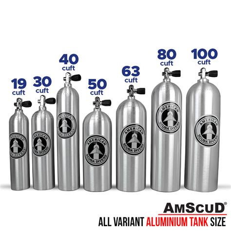 Amscud Tabung Selamscuba Tankscuba Cylinder Alluminium 40 Cuft 57