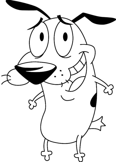 Pin On Courage The Cowardly Dog Coloring Pages