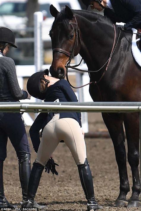 selma blair shows off her derriere in tight jodhpurs in los angeles