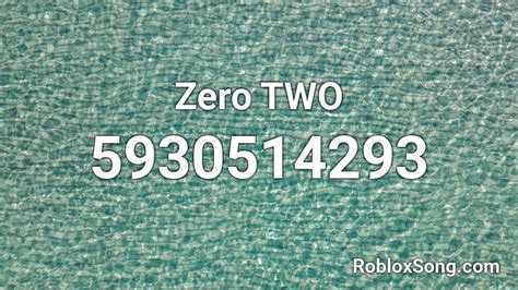 Zero Two Roblox Id Roblox Music Codes