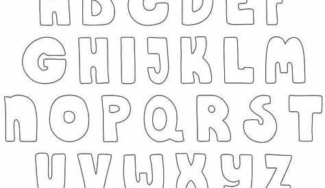 Free Printable Bubble Letters For Posters - Printable Templates