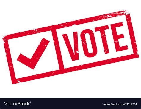 Vote Rubber Stamp Royalty Free Vector Image Vectorstock