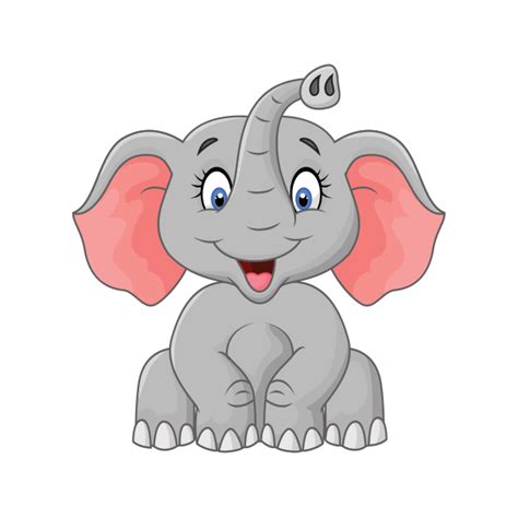 Printed Vinyl Happy Cute Cartoon Elephant Stickers Factory