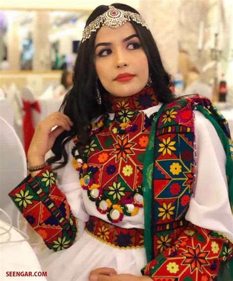 Malangi White Afghan Dress Seengar Fashion Afghan