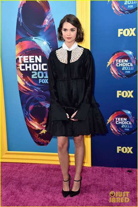 Maia Mitchell Rudy Mancuso Couple Up At Teen Choice Awards Photo Photos