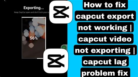 How To Fix Capcut Export Not Working Problem Capcut Video Not
