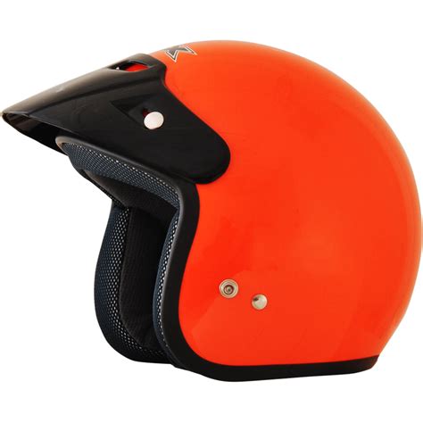 See more ideas about helmet, motorcycle helmets, bike helmet. AFX FX-75 Helmet Open Face Motorcycle Street Solid Orange ...
