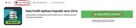 Jangan melakukan registrasi menggunakan prefill dapodik yang lama, jika ingin pindah ke komputer lain, lakukan siklus sinkronisasi sampai generate prefill dapodik ulang, untuk mencegah duplikasi data. Cara Download Aplikasi Dapodik dan Prefill Dapodik V.2018 Semester 1 | BERBAGI