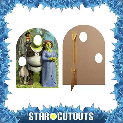 Shrek Stand In Lifesize Cardboard Cutout 134cm Partyrama