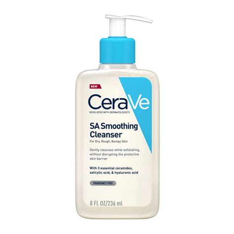 Cerave sa smoothing cleanser for the face and body. CeraVe Nettoyant Lissant 236ml - Feelunique