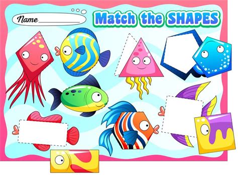 The definition of preschool cognitive development is the development of a child's thinking and reasoning abilities. Fish Shape Matching Worksheet for Preschoolers ...