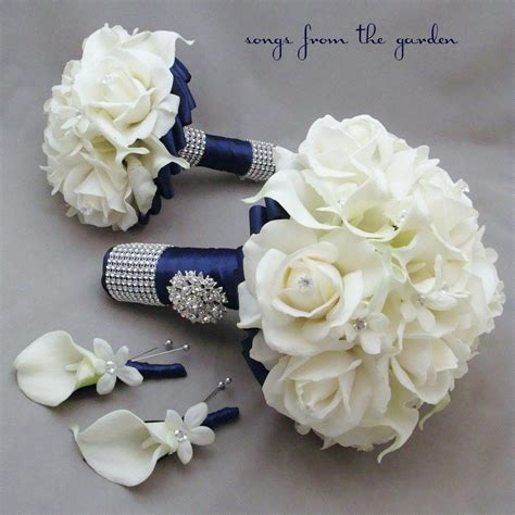 Reserved Wedding Flower Package Bridal Bouquet Stephanotis Etsy