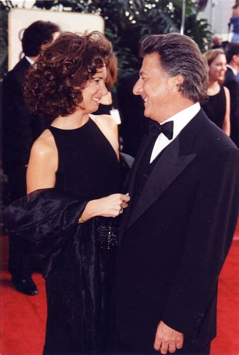 Dustin And Lisa Hoffman Celebrity Couples At The 1997 Golden Globe