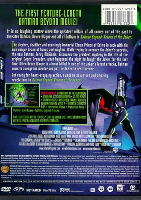 Batman Beyond Return Of The Joker Dvd 2000 Dvd Empire