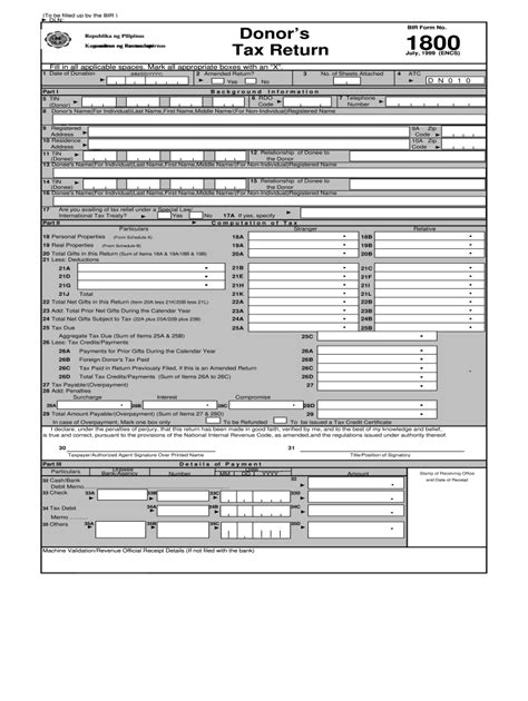 Bir Form 1800 Fill Out And Sign Online Dochub