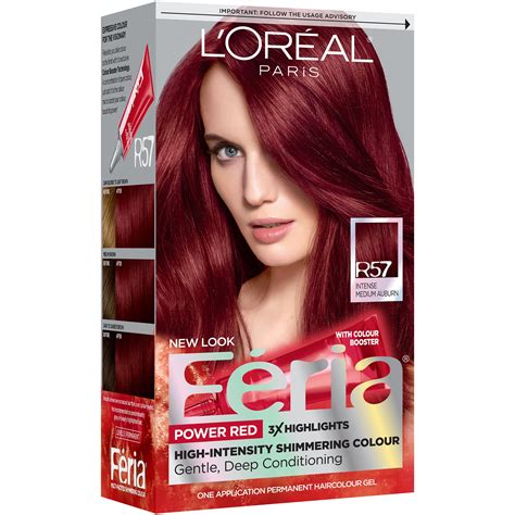 Think outside the cherry hair dye box. L'Oreal Paris Feria Permanent Hair Color, R57 Cherry Crush ...
