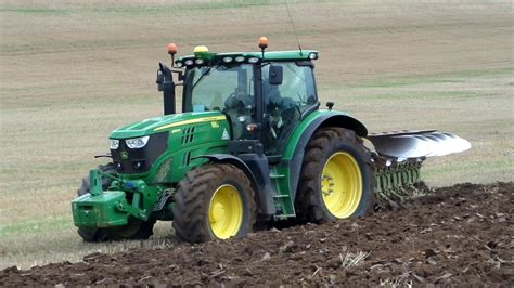 Jd 6150r Ploughing Youtube
