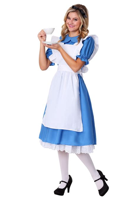 One of the most iconic figures to emerge from 19th century children's literature, and one who is instantly recognized by her attire, is alice in wonderland. Deluxe Alice in Wonderland Dress - Women's Alice Costume