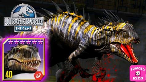 INDOMINUS REX GEN 2 HYBRID MAX LEVEL 40 Jurassic World The Game YouTube