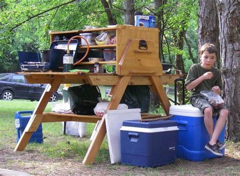 20 Cozy Outdoor Camping Kitchen Ideas For Comfortable Camping