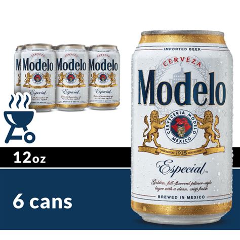 Modelo Especial Mexican Lager Beer 6 Pk 12 Fl Oz Cans 44 Abv