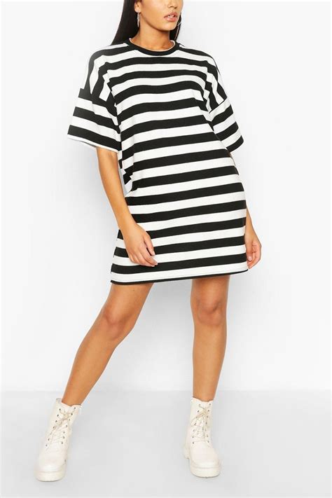 Stripe Oversized T Shirt Dress Artofit